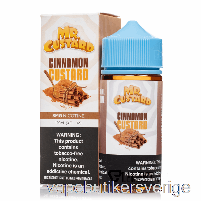 Vape Sverige Kanel Vaniljsås - Mr Vaniljsås - 100ml 3mg
